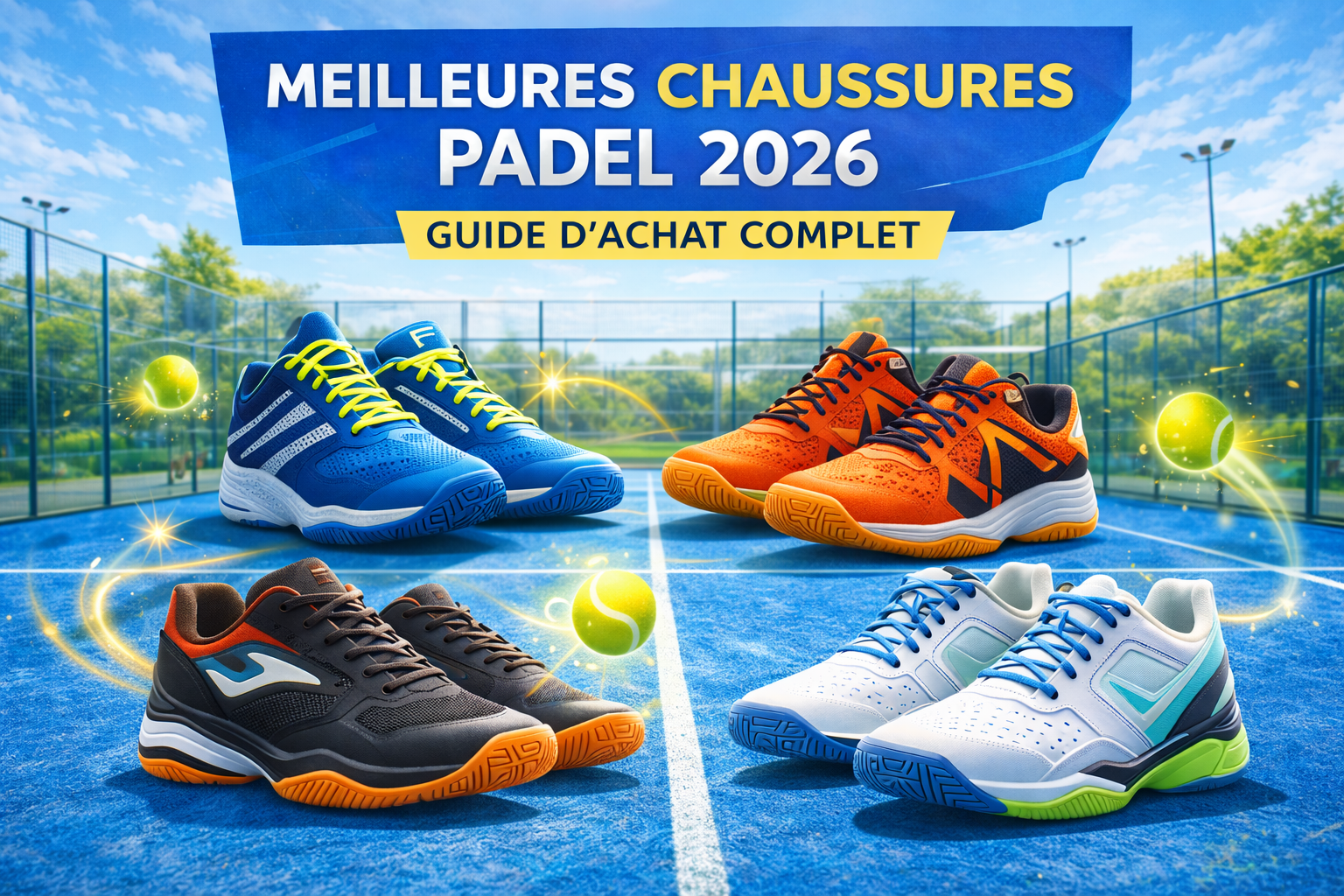 Meilleures chaussures de padel 2026