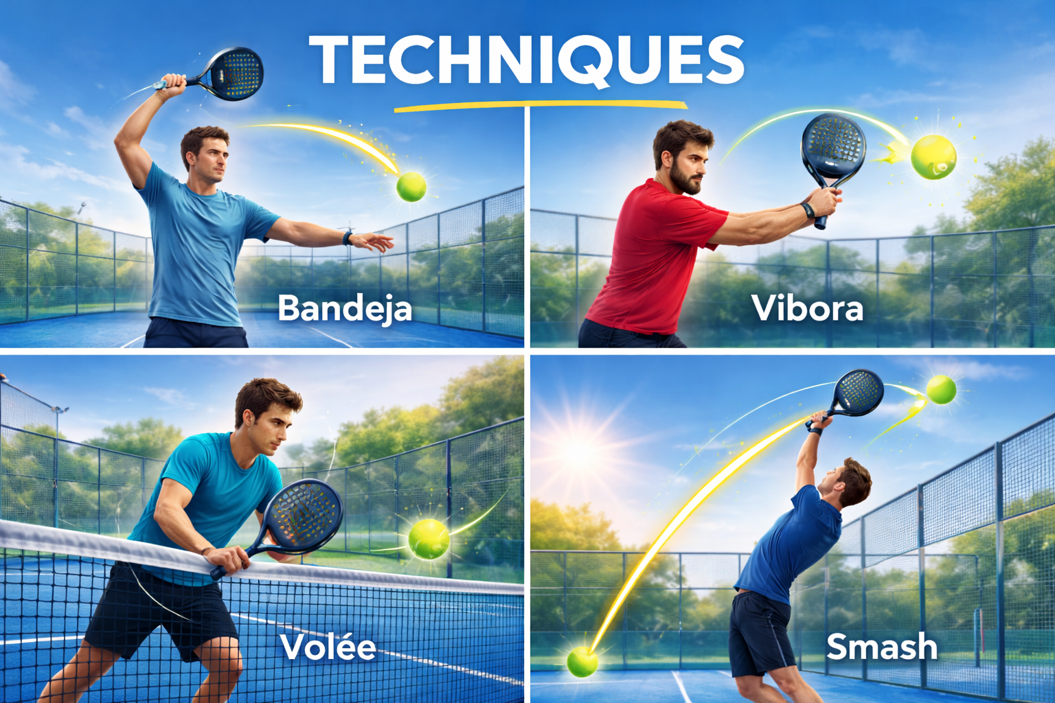 Techniques padel