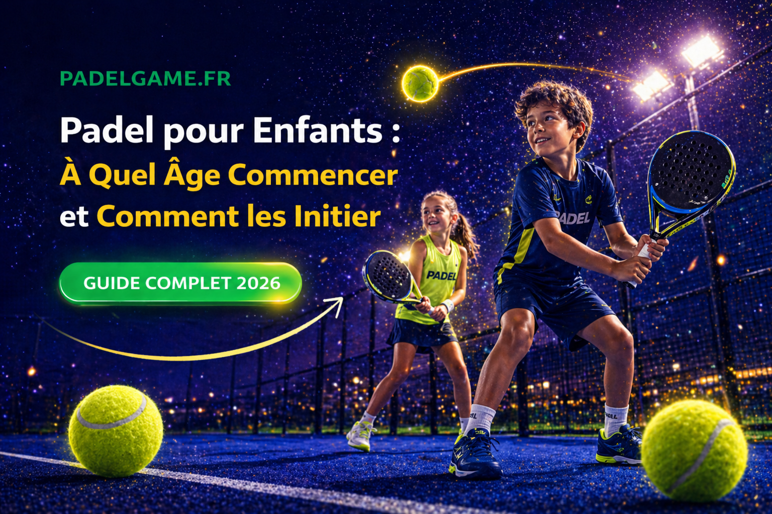 Padel pour enfants : débuter facilement