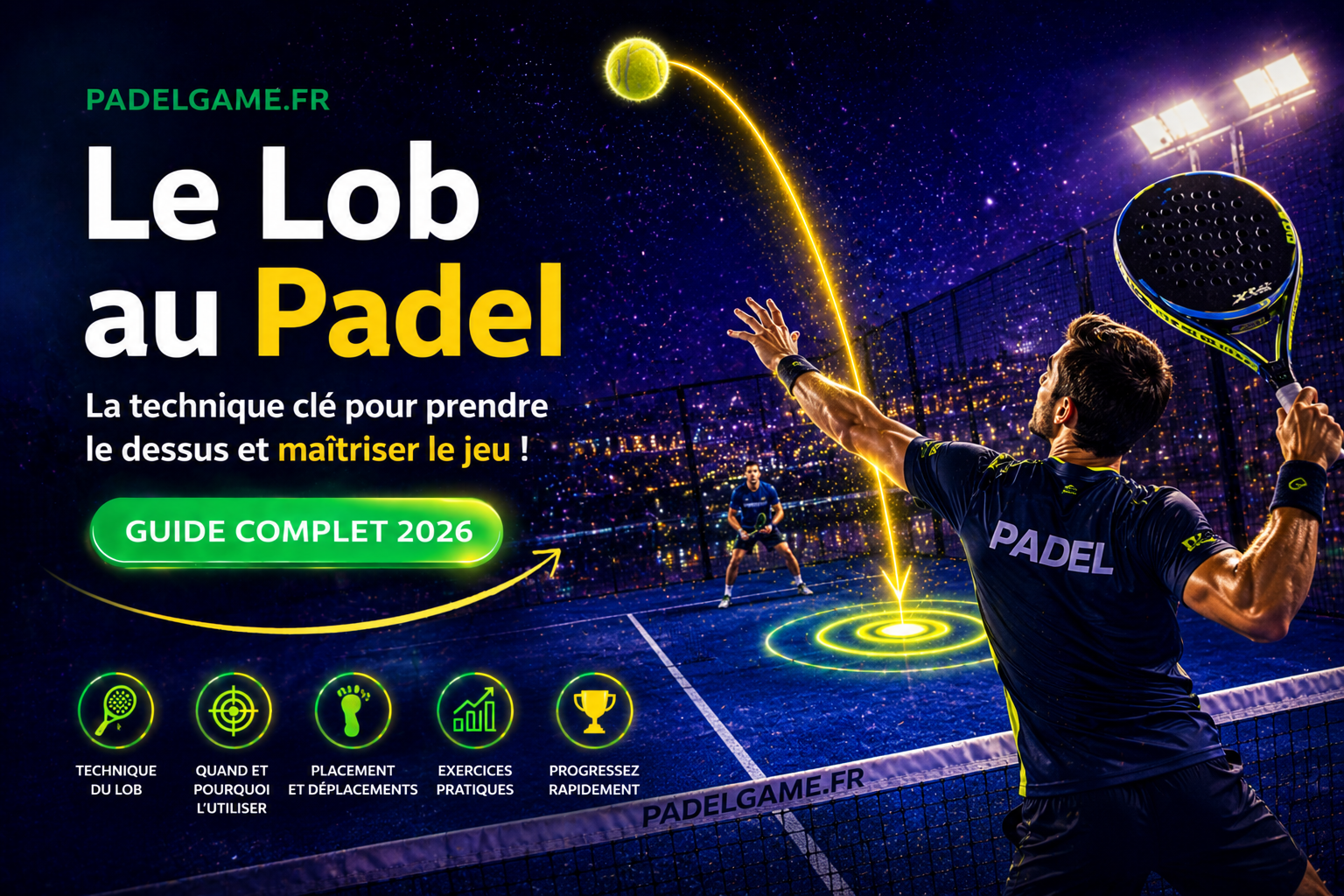 Le lob au padel